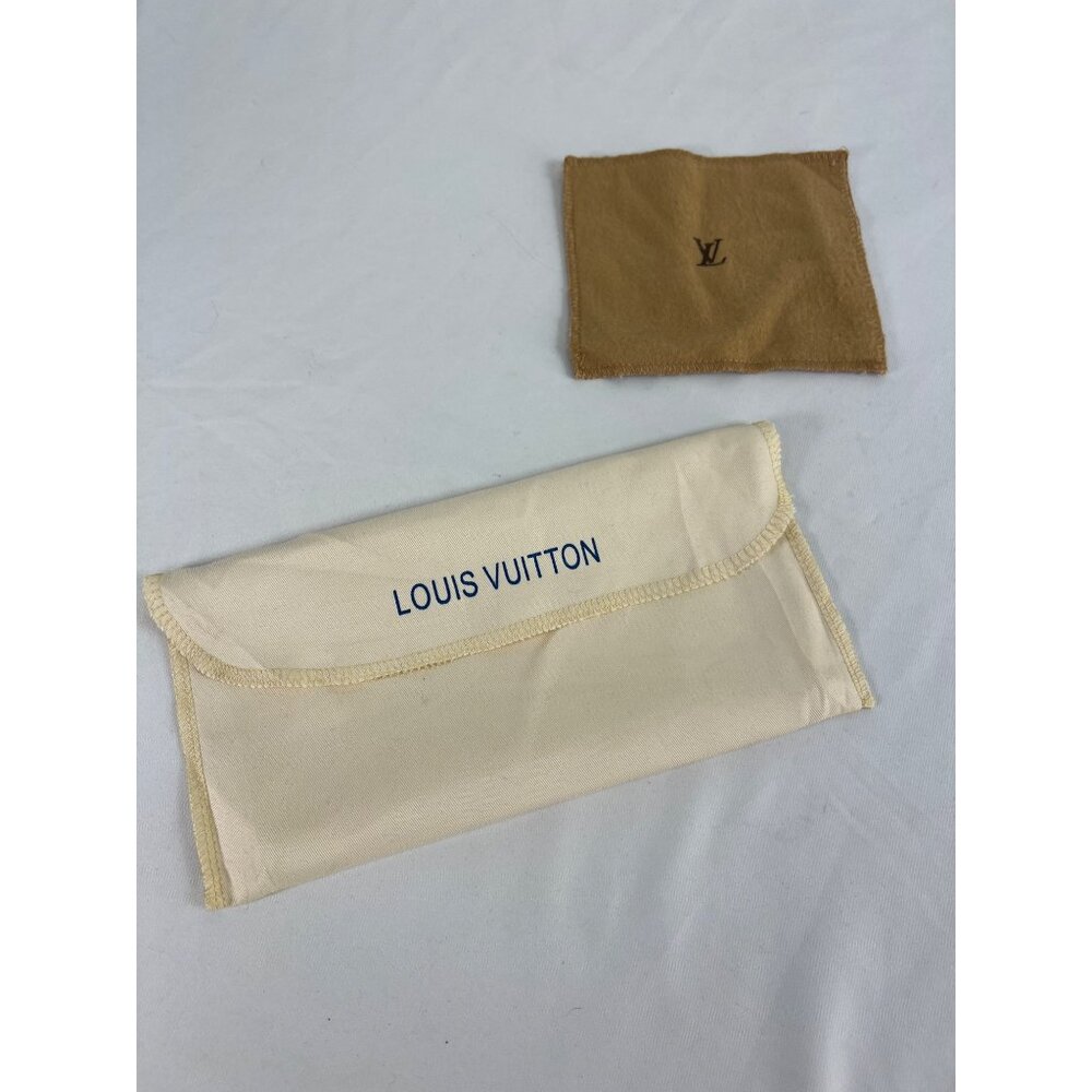 Louis Vuitton Dust Bag Brown Polishing Cloth Lot 100% Cotton Made In Italy